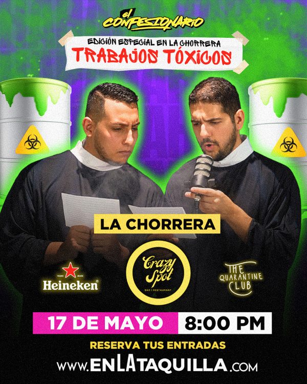 EL CONFESIONARIO EN CHORRERA: CEDRIC MIRÓ Y FREDDY ASSAF