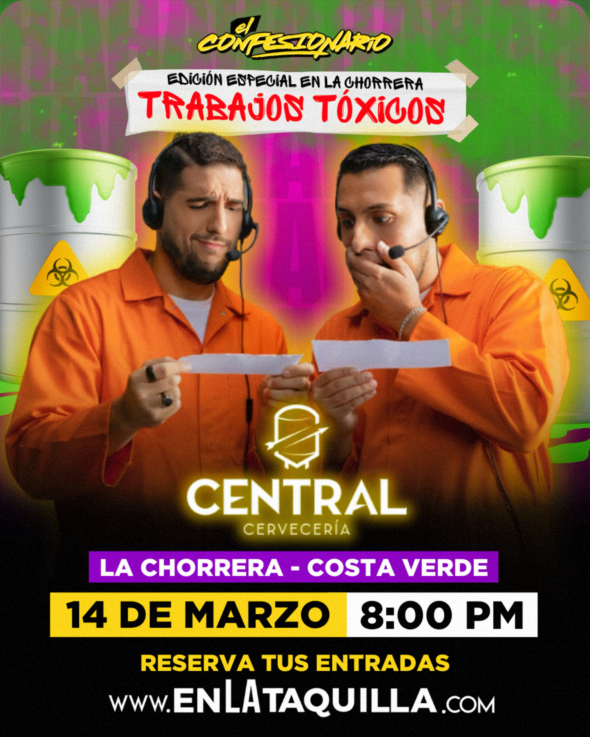 EL CONFESIONARIO: TRABAJOS TÓXICOS
