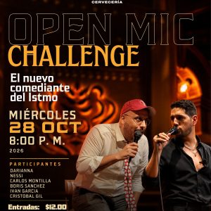 OPEN MIC CHALLENGE | 28 de Octubre