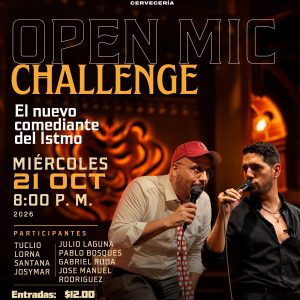 OPEN MIC CHALLENGE | 21 de Octubre